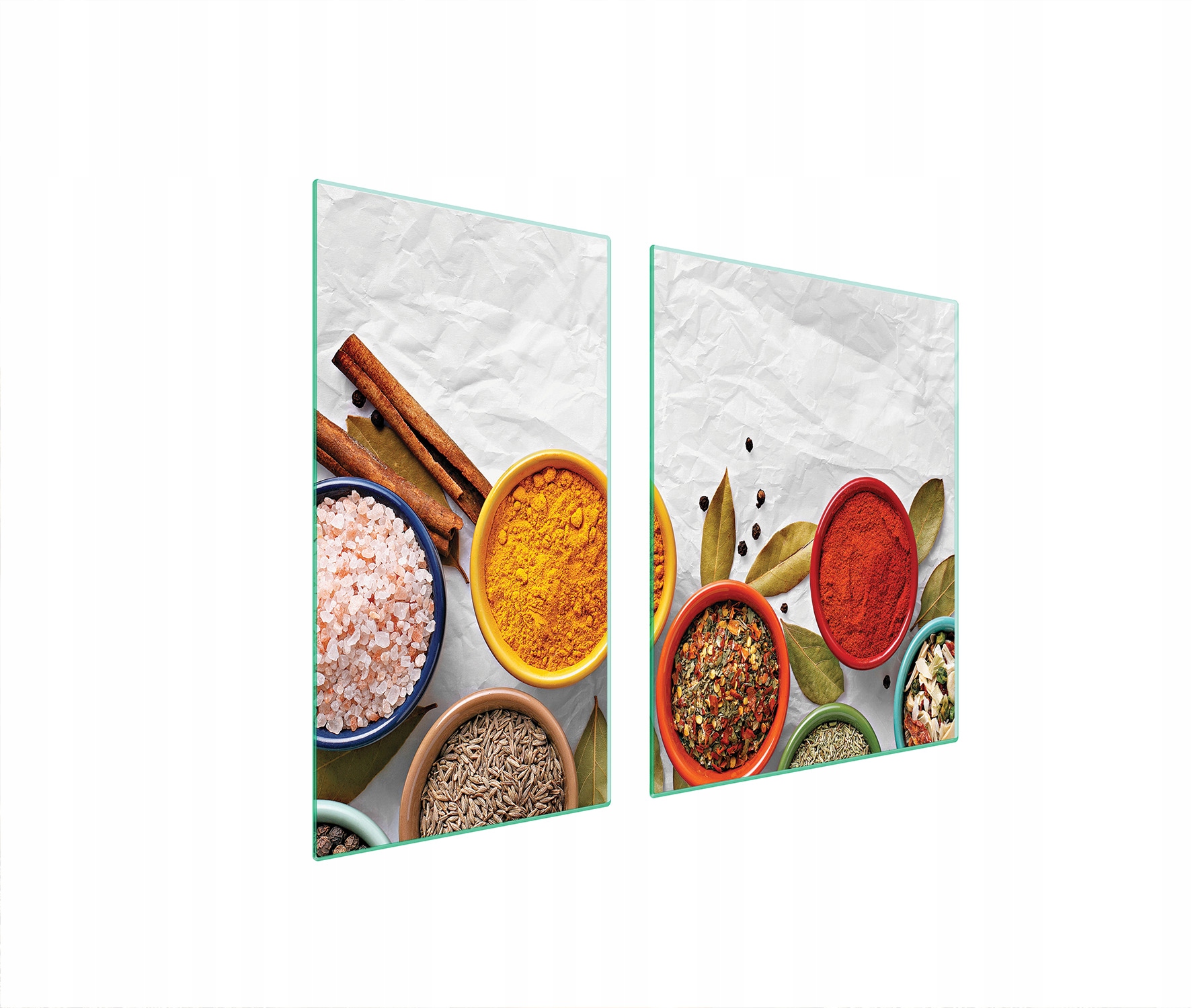 Skleněná Ochranná Deska Na Sporák 90x52 Koření Tvrzené Sklo