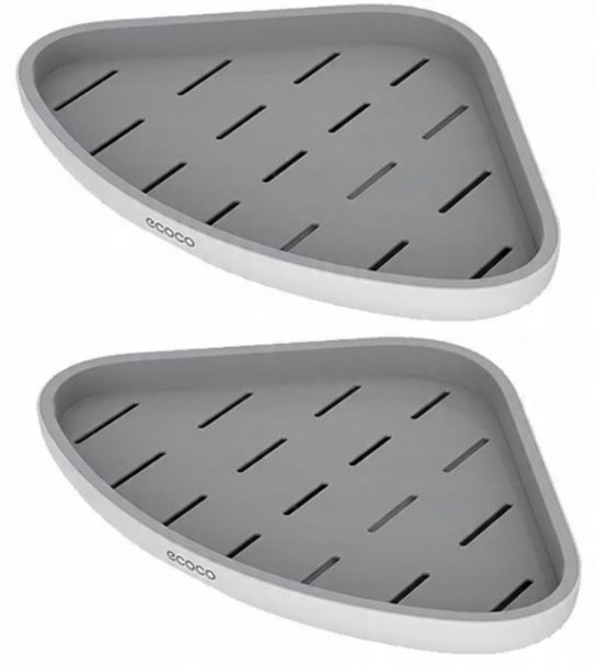 

2x Półka Łazienkowa Narożna Pod Prysznic Ecoco