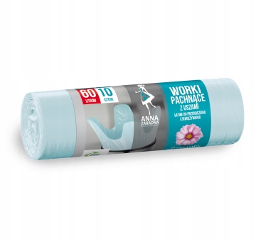 

Worki na śmieci Anna Zaradna 60L kwiatowe 10 szt