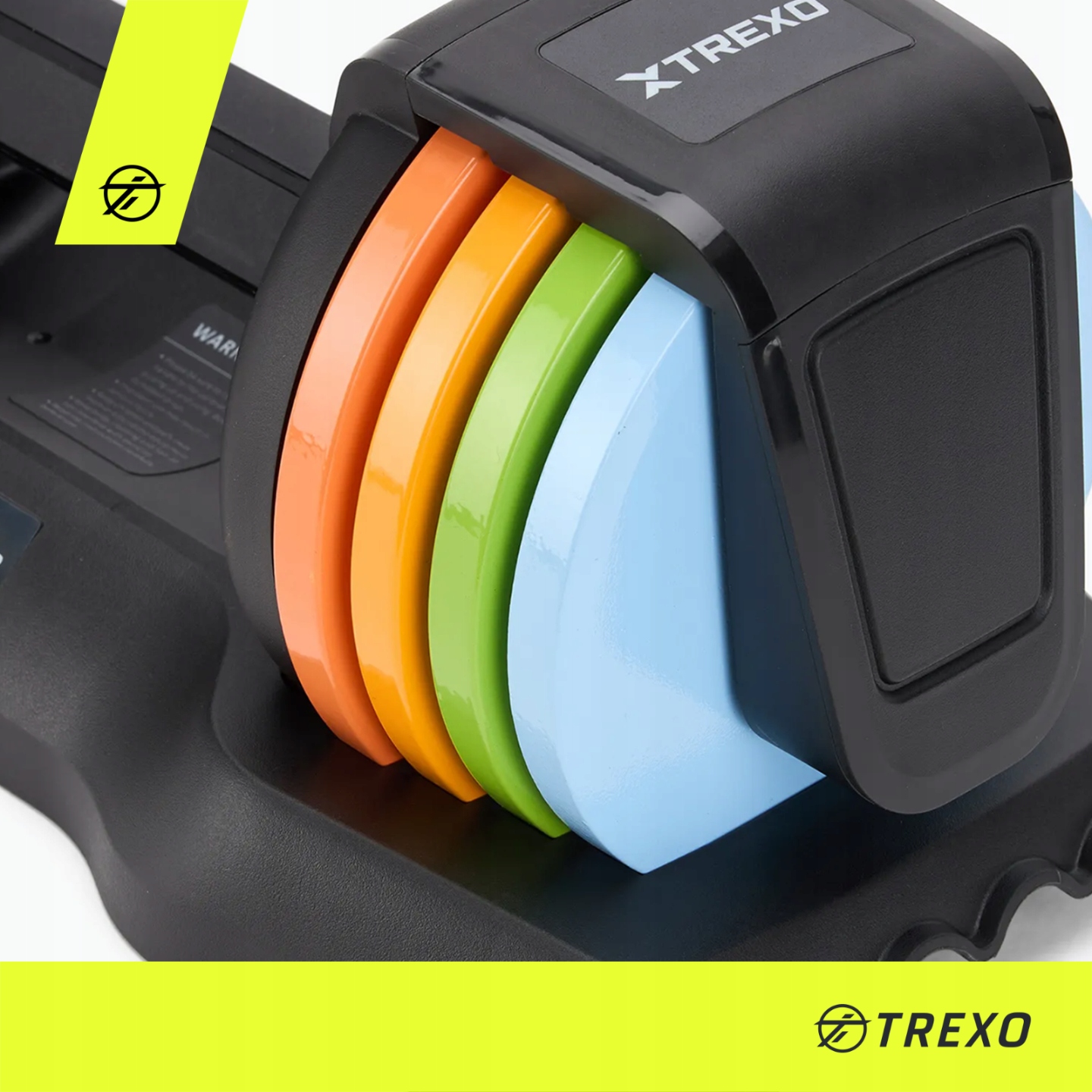 Гантель TREXO регулируемая 11,5 кг многоцветная Модель TREXO