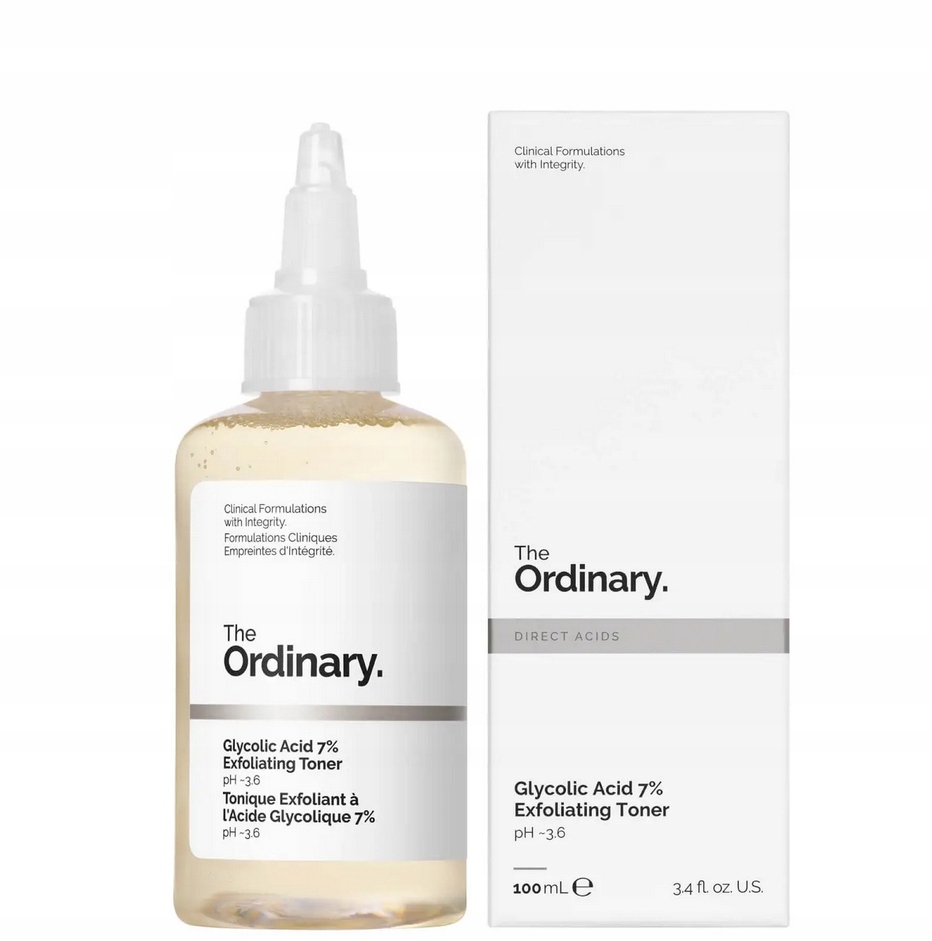 The Ordinary, Glycolic Acid 7% Exfoliating Toner, 100ml EAN (GTIN) 769915233339