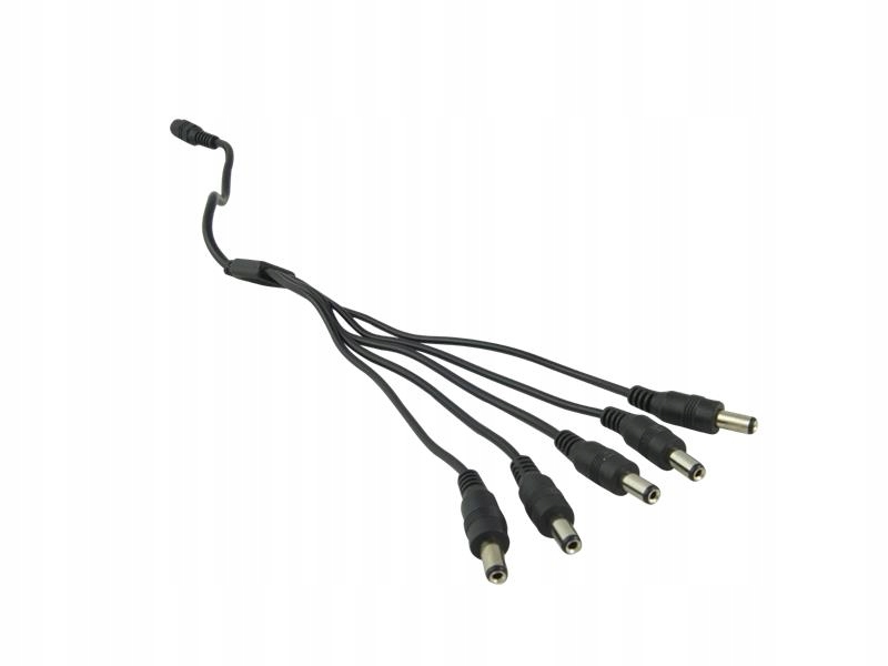 

Rozdzielacz zasilania 1x5 Złącze DC 2.1/5.5 Cctv