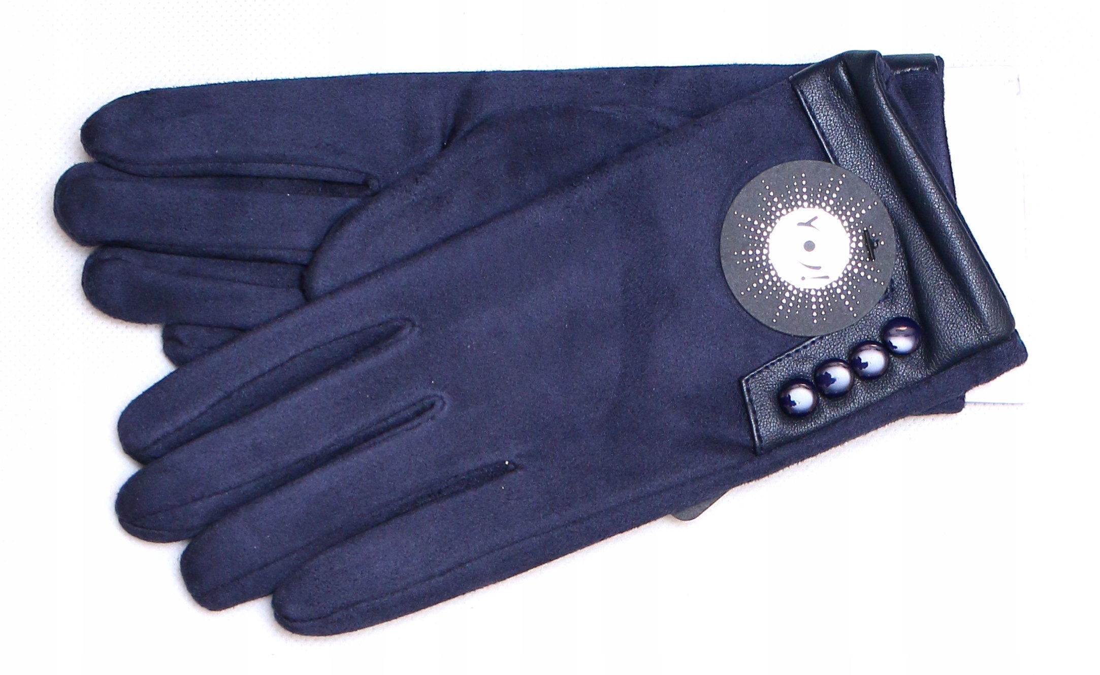 

Yo RS-20 rękawiczki zamszowe z wstawką 23cm granat