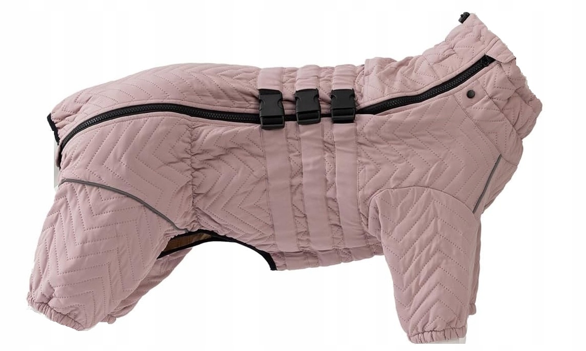 Voděodolná bunda pro psa růžová 4XL Warm Dog
