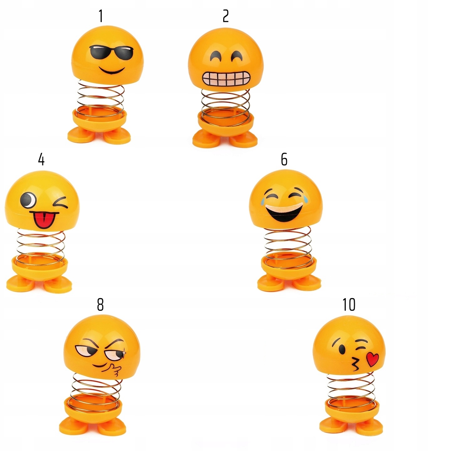 KIWACZEK SKOCZEK EMOJI SPRĘŻYNKA ZABAWKA ANTYSTRES Rodzaj skoczki