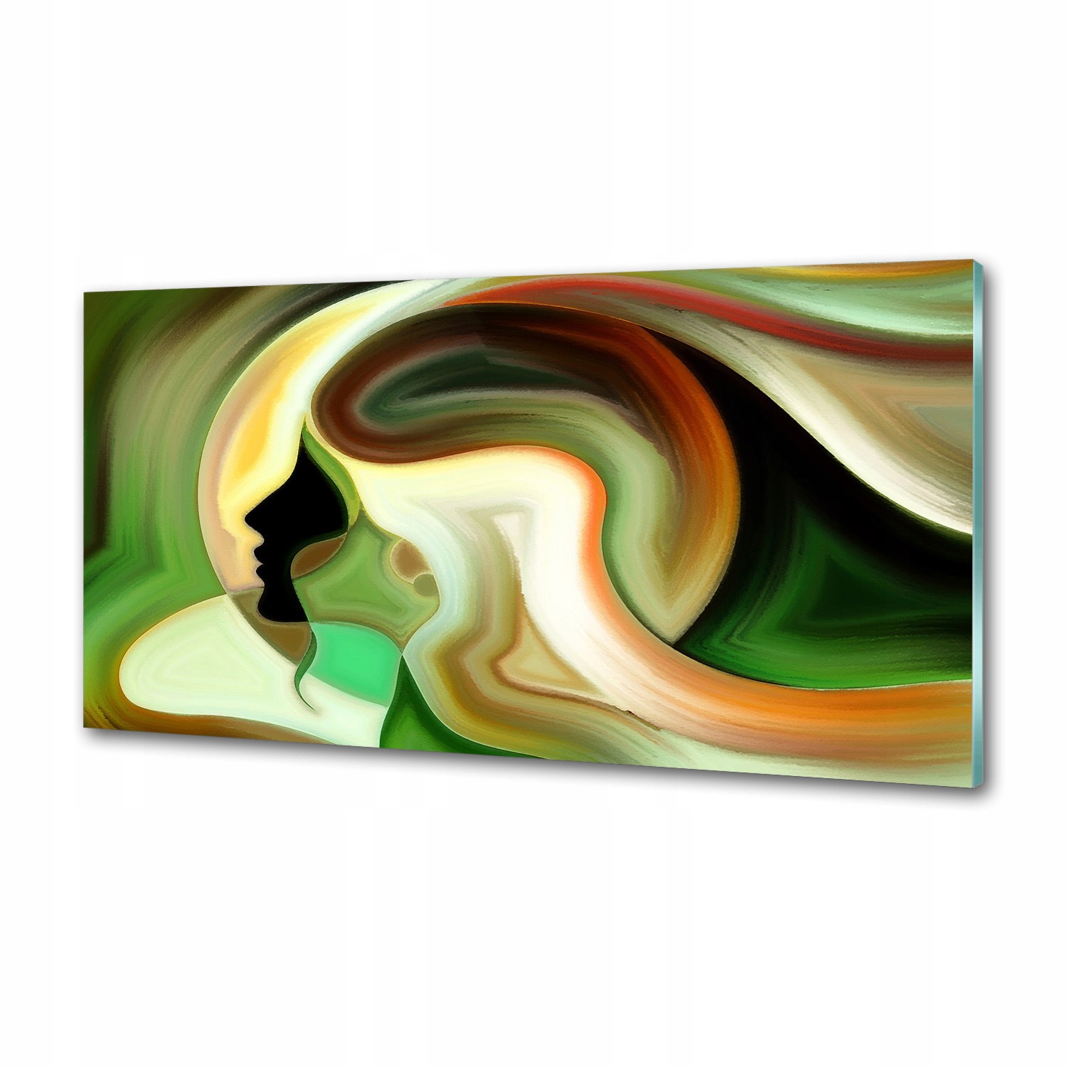 Dekorativní panel sklo Abstrakce 100x50 cm Lepidlo