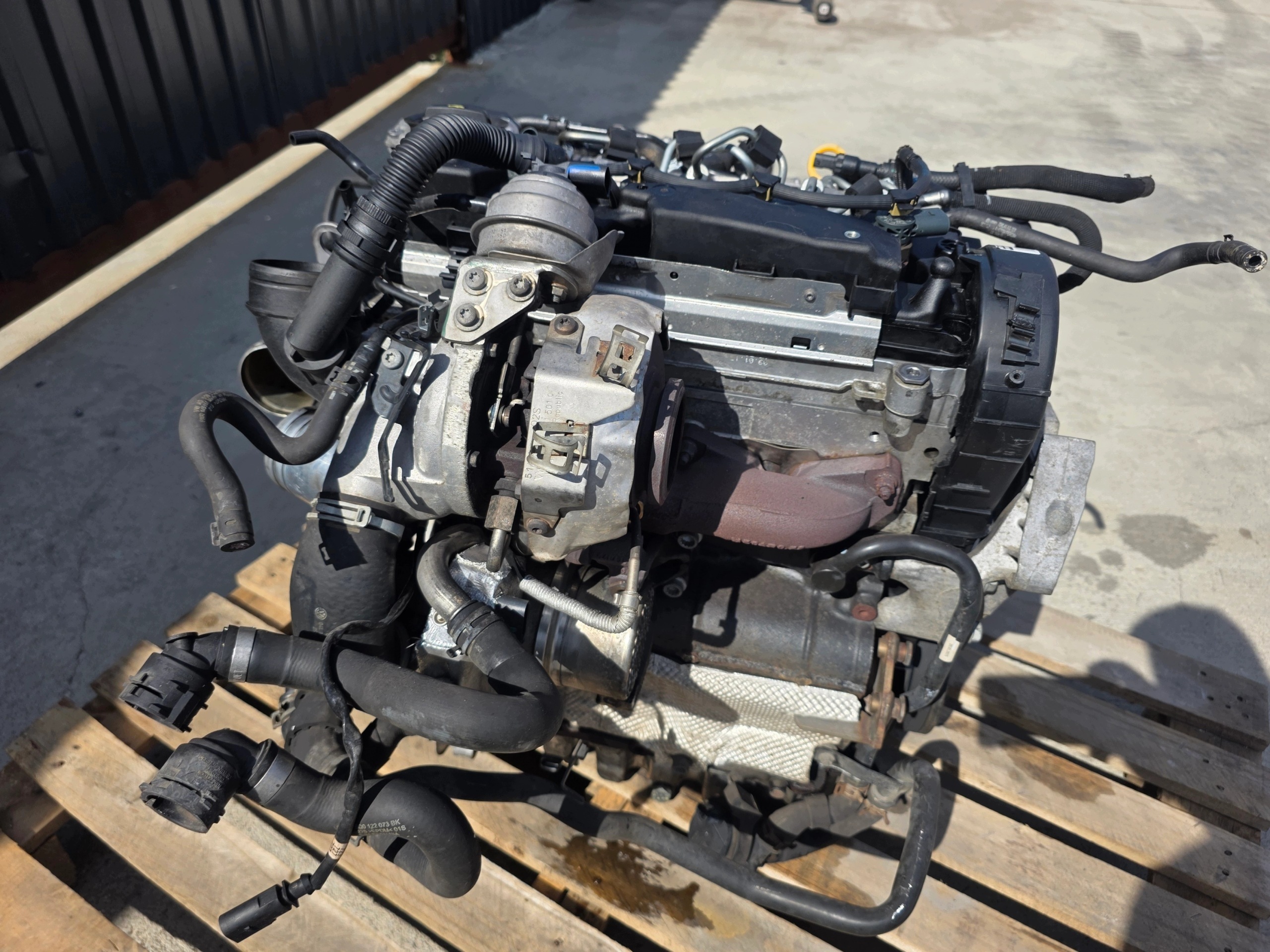 engine complete AUDI VW SEAT SKODA 2.0 TDI CUN CUNA original 115205KM !!!