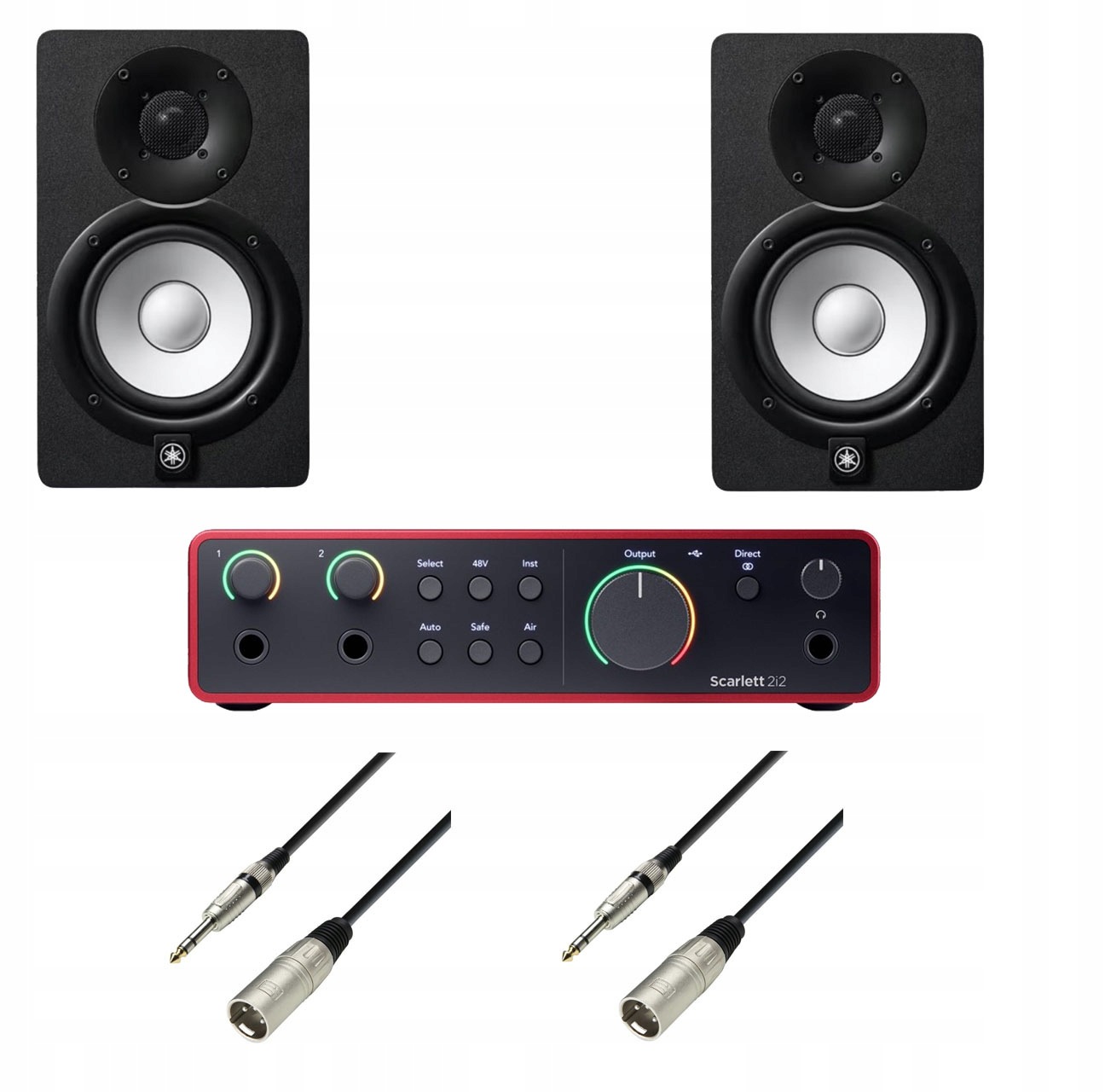 Sada pro nahrávání Rozhraní Focusrite Scarlett 2i2 Yamaha H7 Black