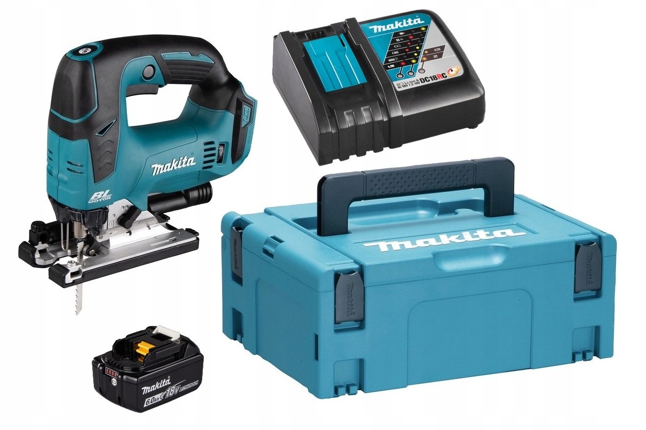 Makita Aku Wyrzynarka 3500 Obr/min 18V Lxt 1x6Ah BL1860 DC18RC DJV182ZJ