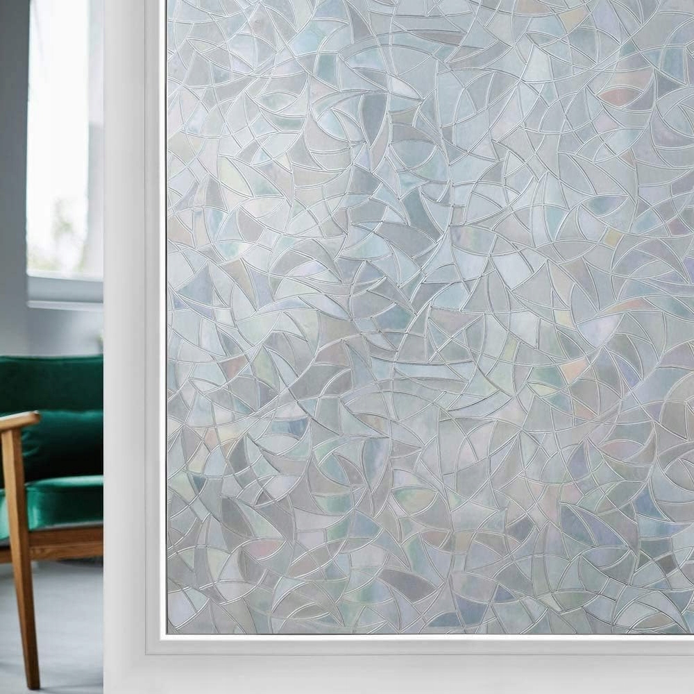 DEKORACYJNA FOLIA NA SZYBĘ OKIENNA WITRAŻOWA CHRONIĄCA PRYWATNOŚĆ 100*152cm