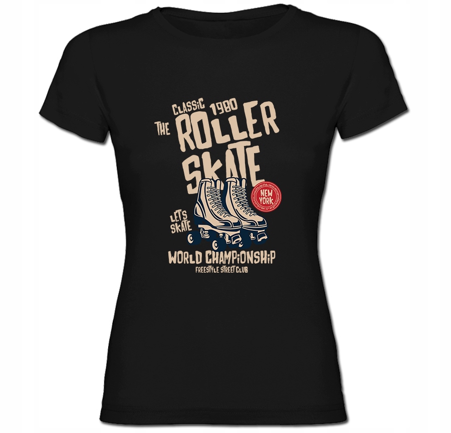

Tshirt damski Rolki Roller Wrotki Skate S
