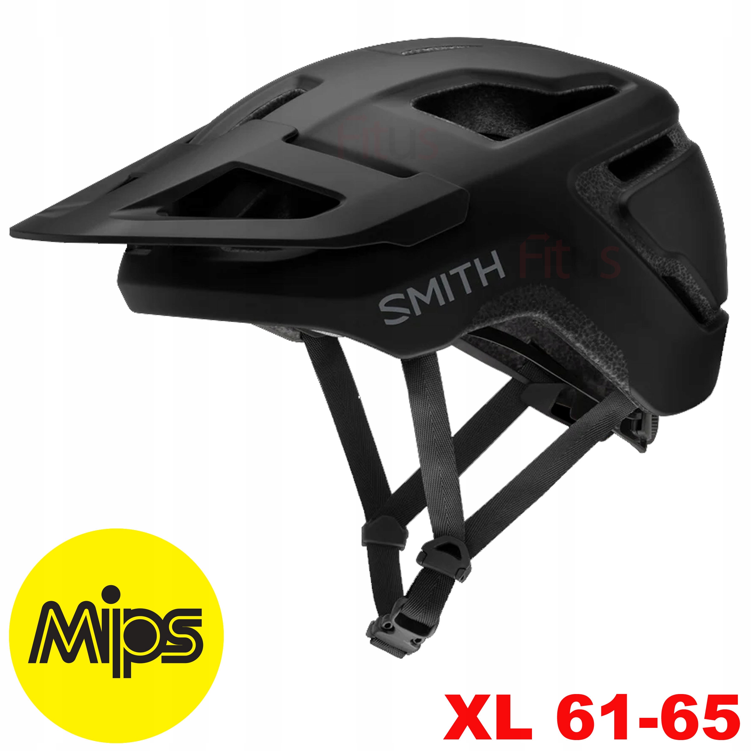 Smith 2026 Kask rowerowy Mtb Pilot Mips z daszkiem XL 61-65 czarny black