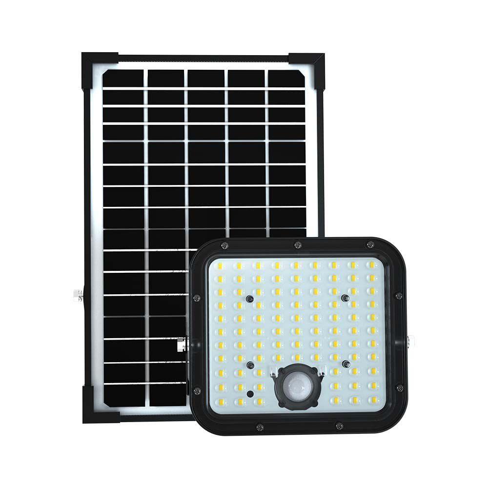 Led reflektor so solárnym panelom 30 W so Senzorom a diaľkovým ovládaním V-tac