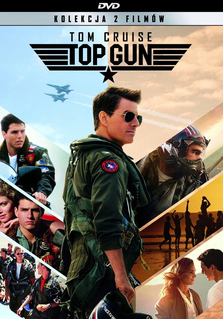 Top Gun Maverick Kolekcja 2 Filmów 2DVD Folia