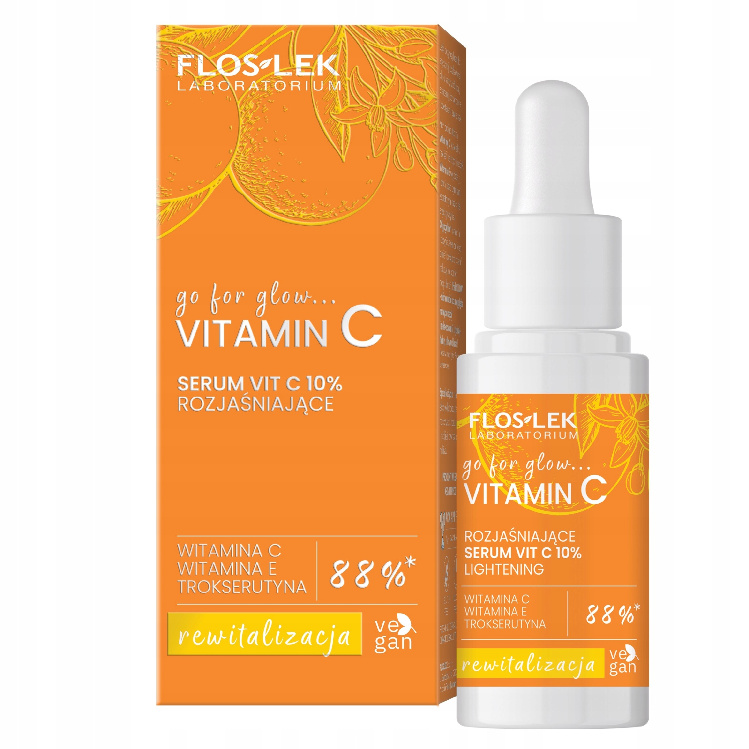 Floslek Go For Glow Vitamín C Sérum Vit C 10%, rozjasňující 30 ml