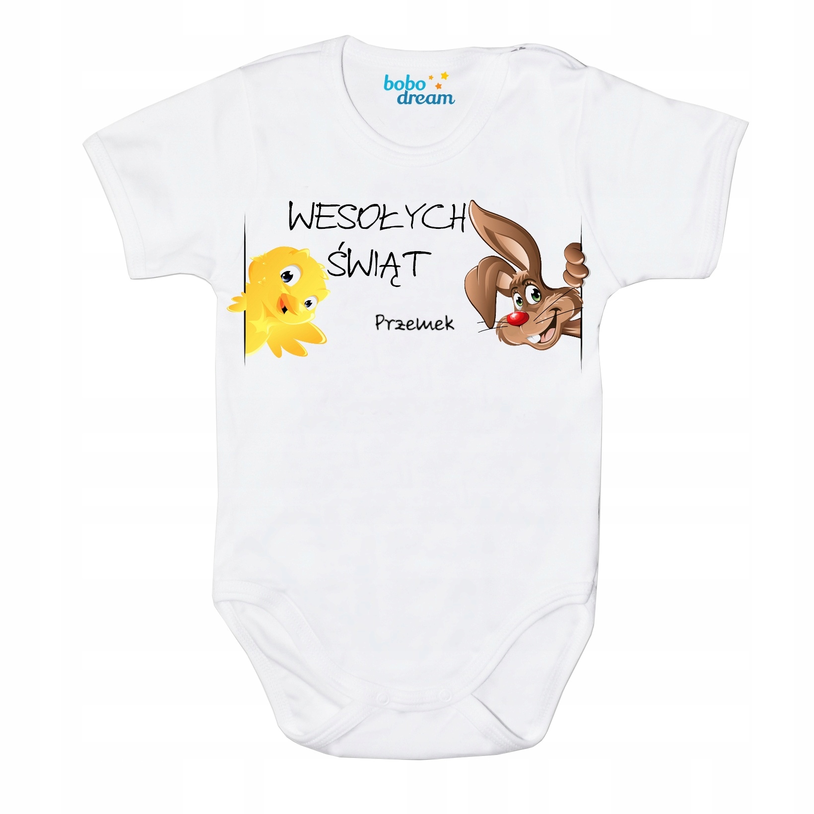 

Body niemowlęce Wielkanoc Zajączek z kurczaczkiem+