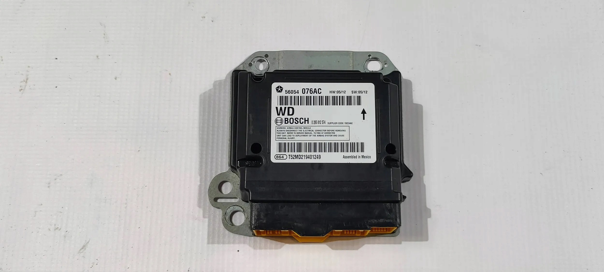 module SRS control unit airbag Dodge Durango Jeep Grand Cherokee 2014