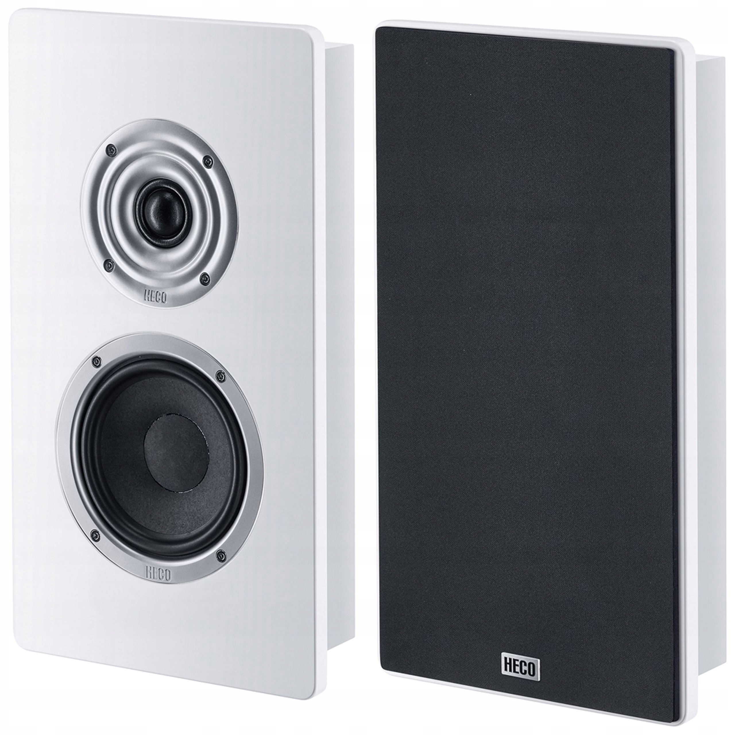 Heco Ambient 11F Kolumny Głośnikowe Głośniki Ścienne Białe 2 Sztuki Para