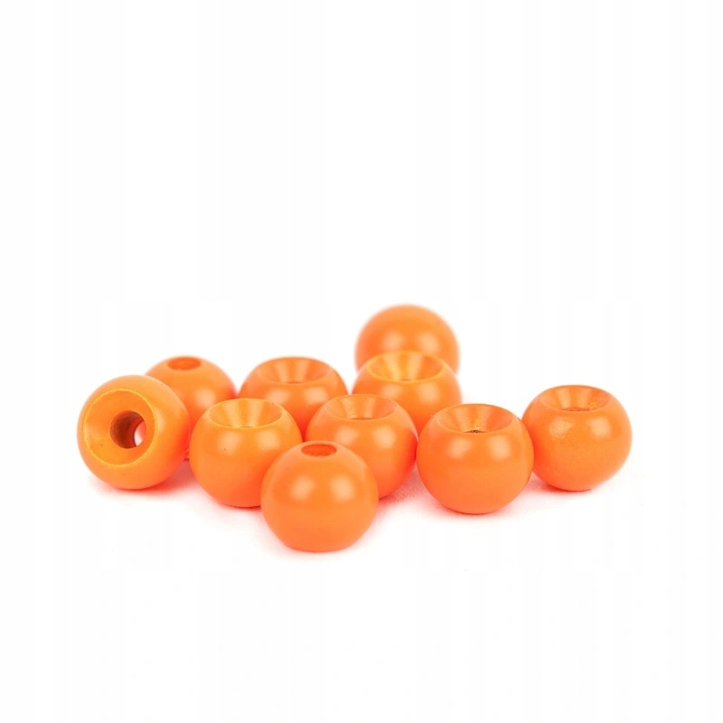 Mosiężne Główki Do Much Szczupakowych Bauer Pike Beads FD-C5104 Fl Orange