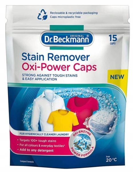 

Dr Beckmann Oxi Power Odplamiacz Kapsułki 15szt