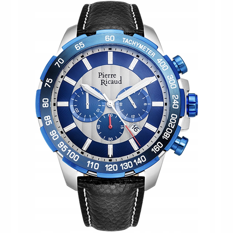 Pánské Hodinky Pierre Ricaud P97236.L217CH s černým řemínkem