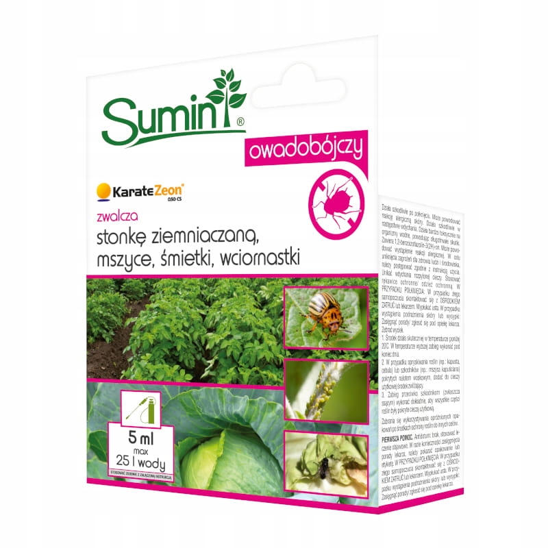 

Karate Zeon 050CS na szkodniki roślin 5 ml Sumin