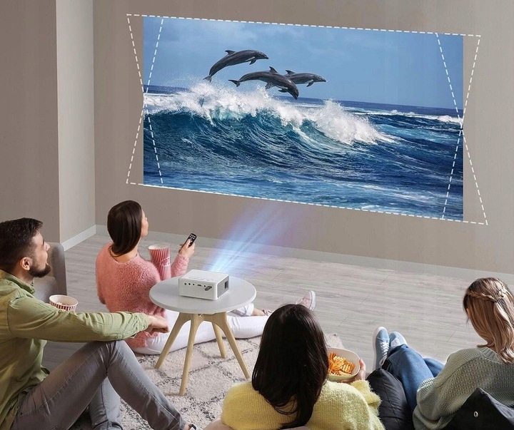 Mini projektor ze statywem AKIYO O1 Full HD 1080p, Powystawowy EAN (GTIN) 0735940744744