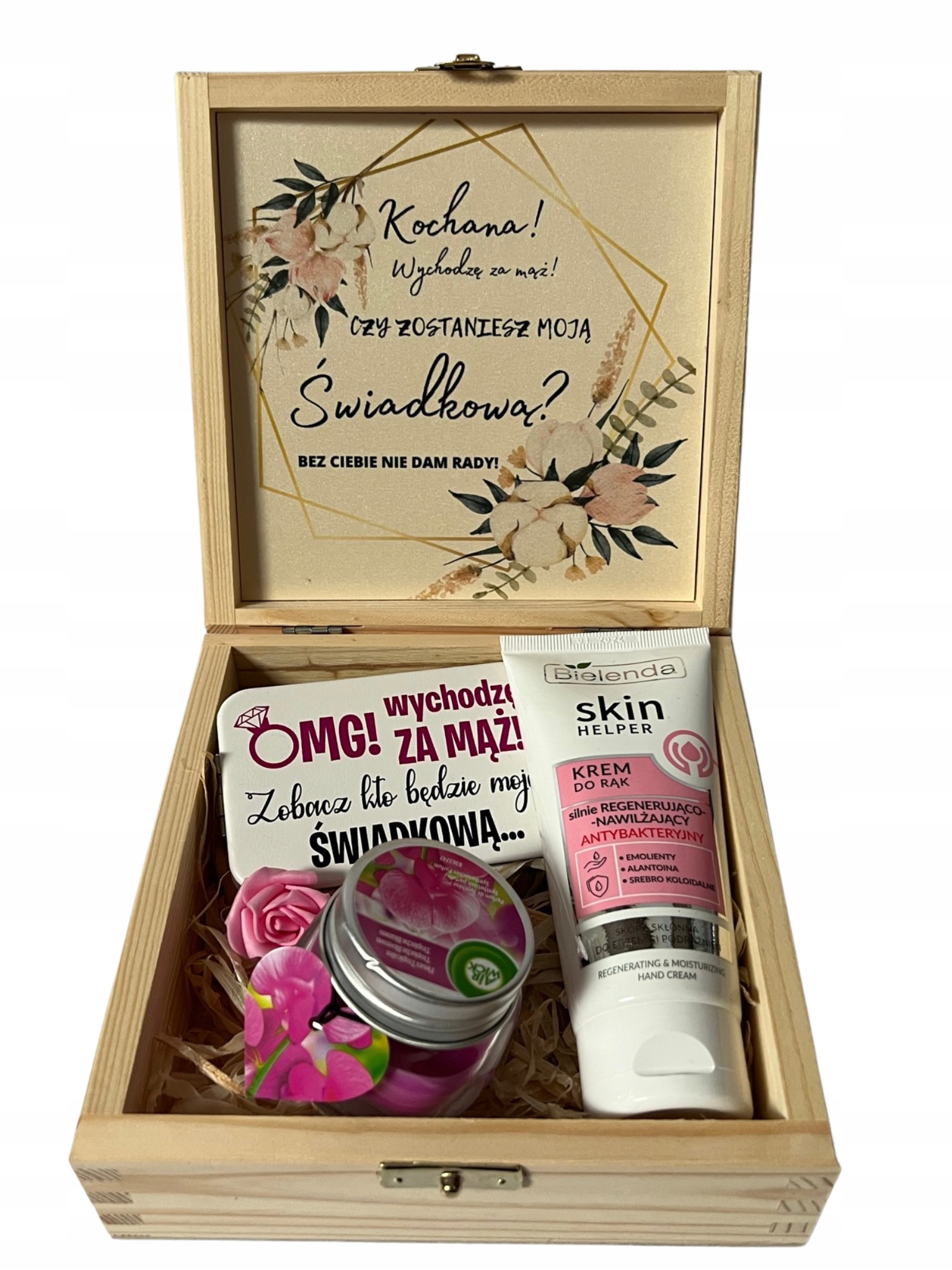 Mini Box pro svědka s žádostí o svědka