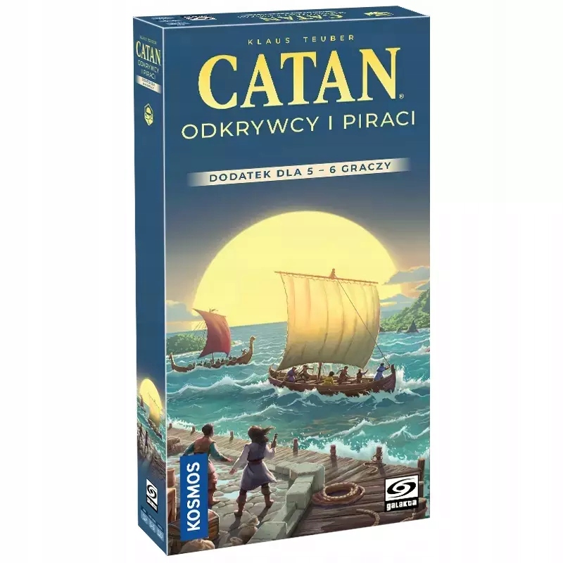Gra planszowa Catan: Odkrywcy i Piraci Dodatek dla 5/6 Graczy nowe wydani