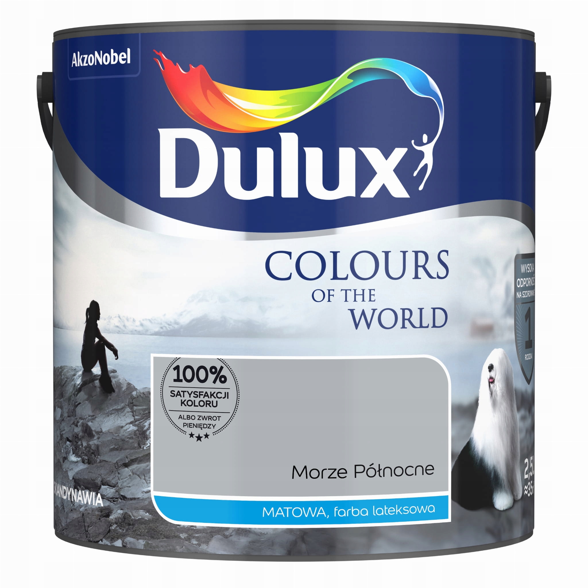 Dulux Barvy světa barva Severní moře mat 2,5L