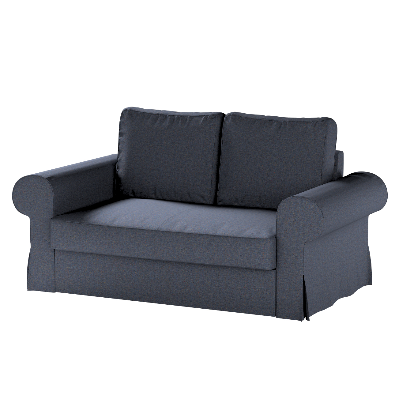 Dekoria potah na rozkládací pohovku Backabro pro 2 osoby Ikea, modrý