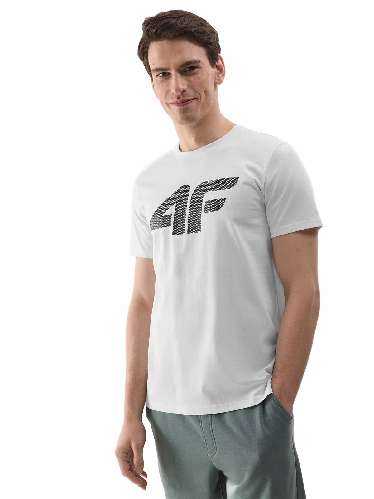 Koszulka Męska 4F Sportowa Uniwersalna T-shirt Bawełna Na Co Dzień 3XL