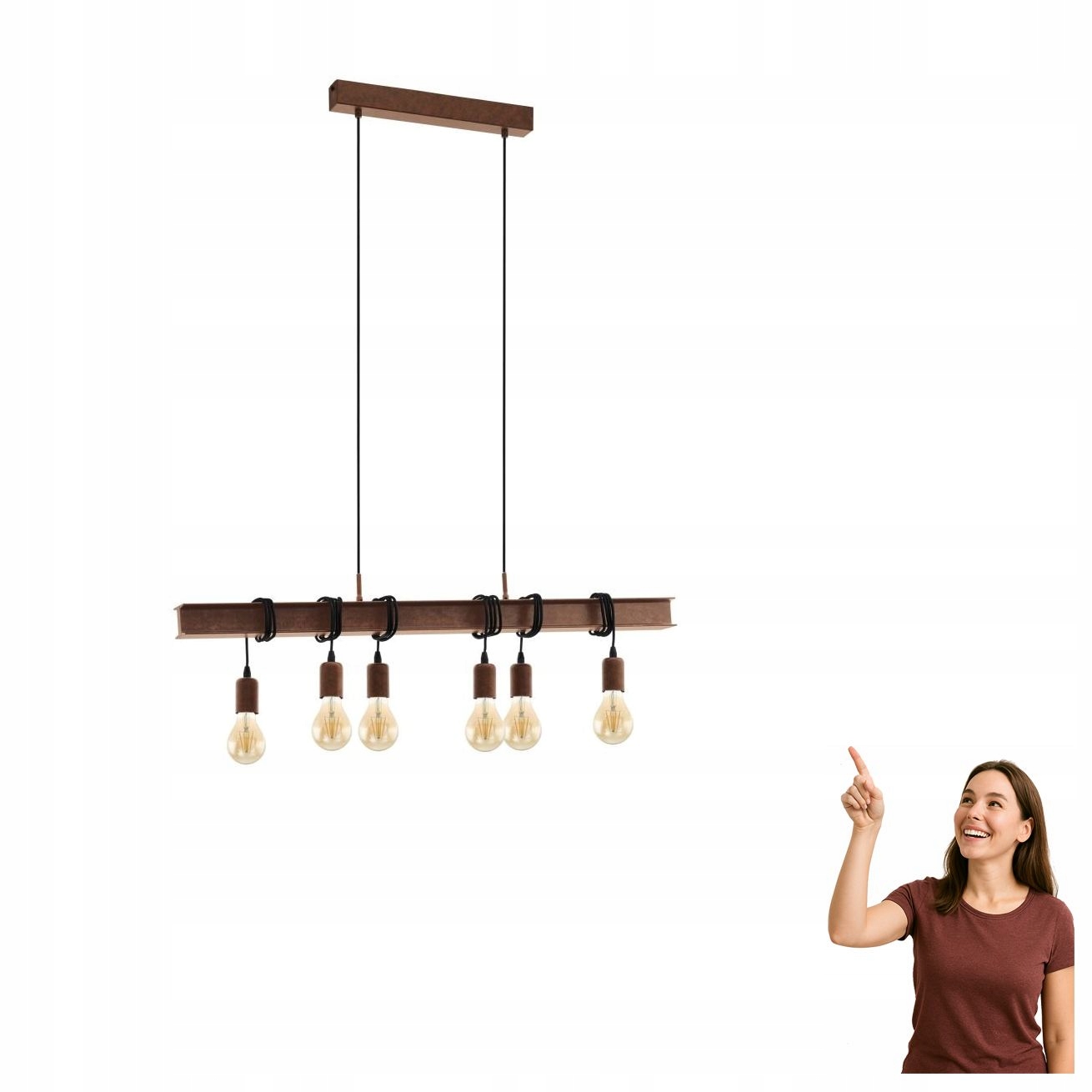 Závesná lampa Townshend 4 49859 Eglo