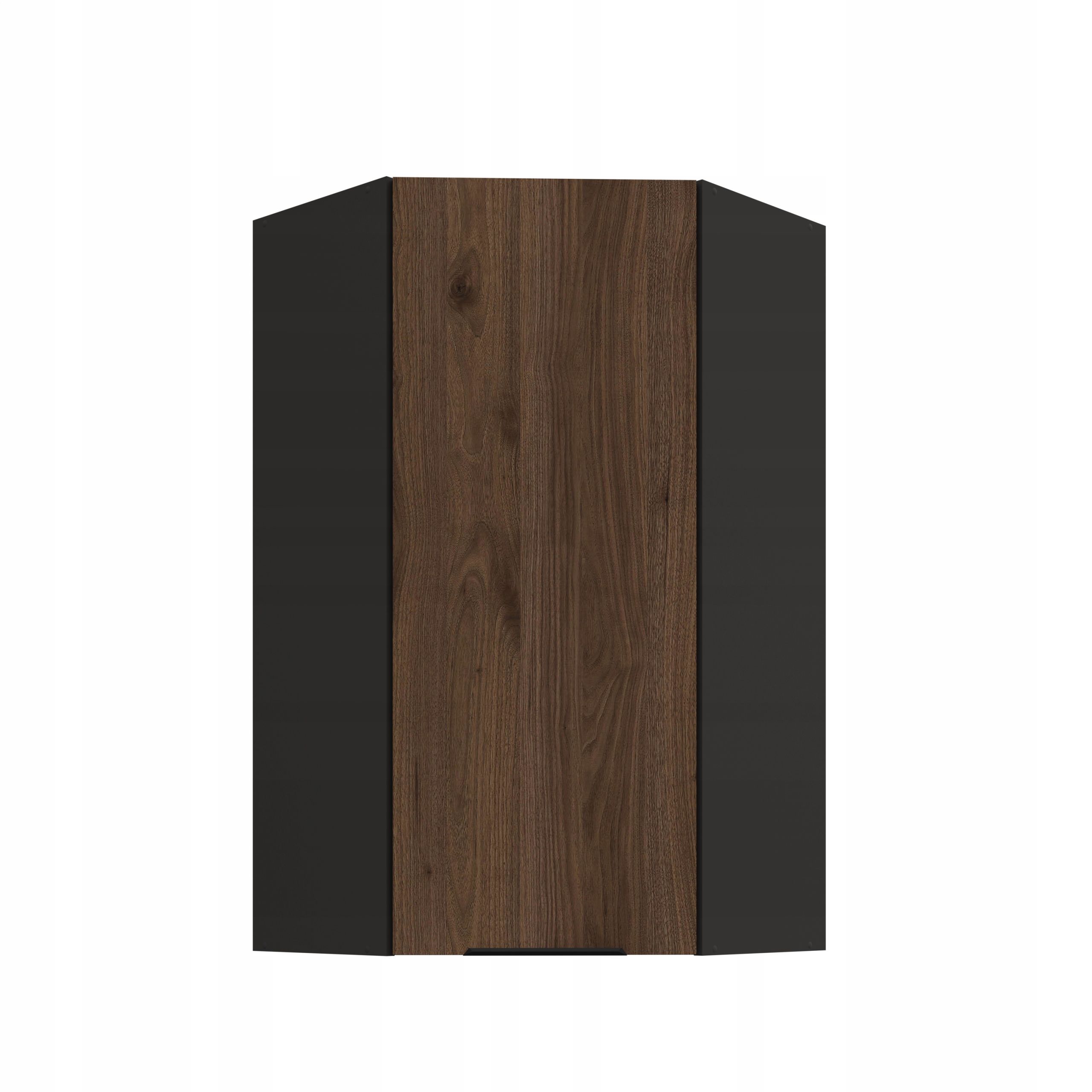 Kuchyňská skříňka závěsná rohová Mivaro 60×60 GN-108 1F 45° Ořech Okapi