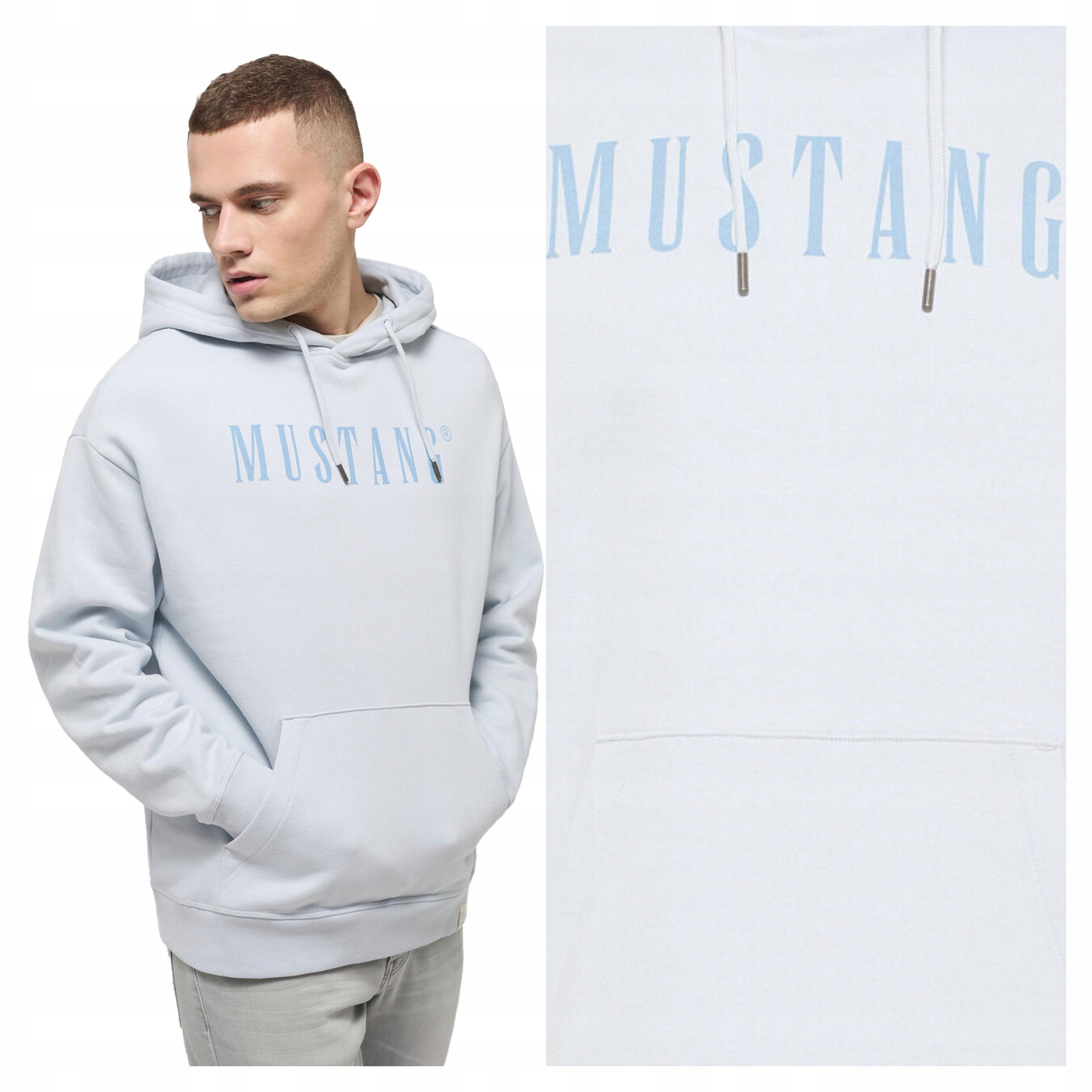 Pánská mikina nerozepínací Mustang Bennet Modern 5XL