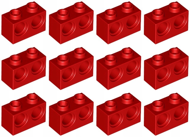 

Lego 32000 Belka 1x2 czerwona (9g) 12 szt.