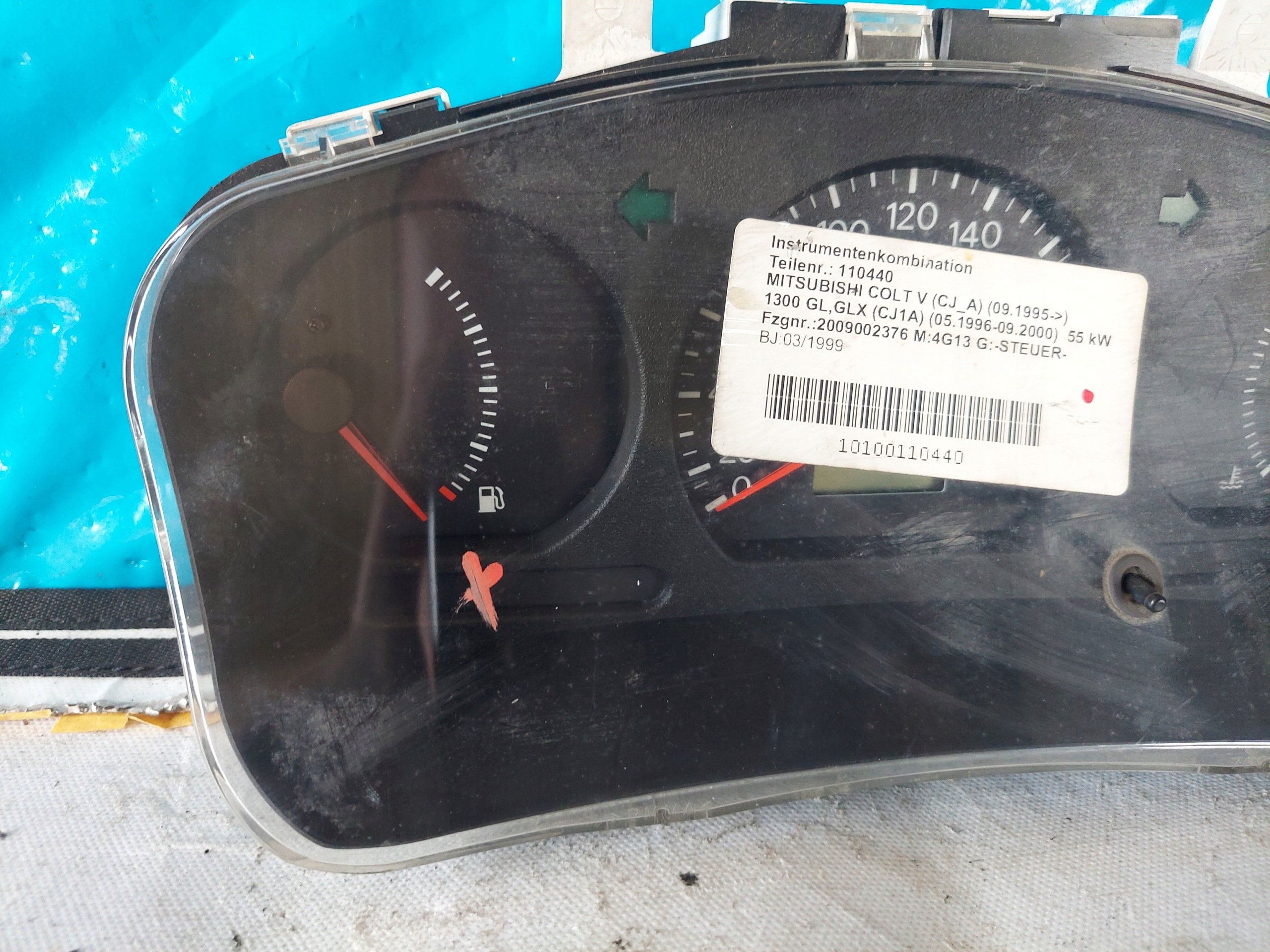 dials clock MITSUBISHI COLT V 1.3 B CJ MR390656