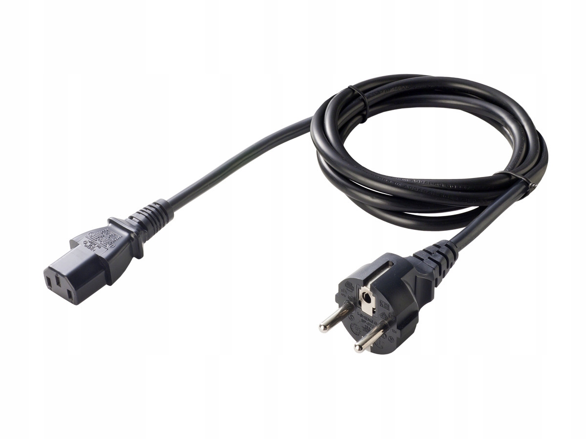 

Przewód Kabel 1,5 m Zasilający Komputerowy Pc