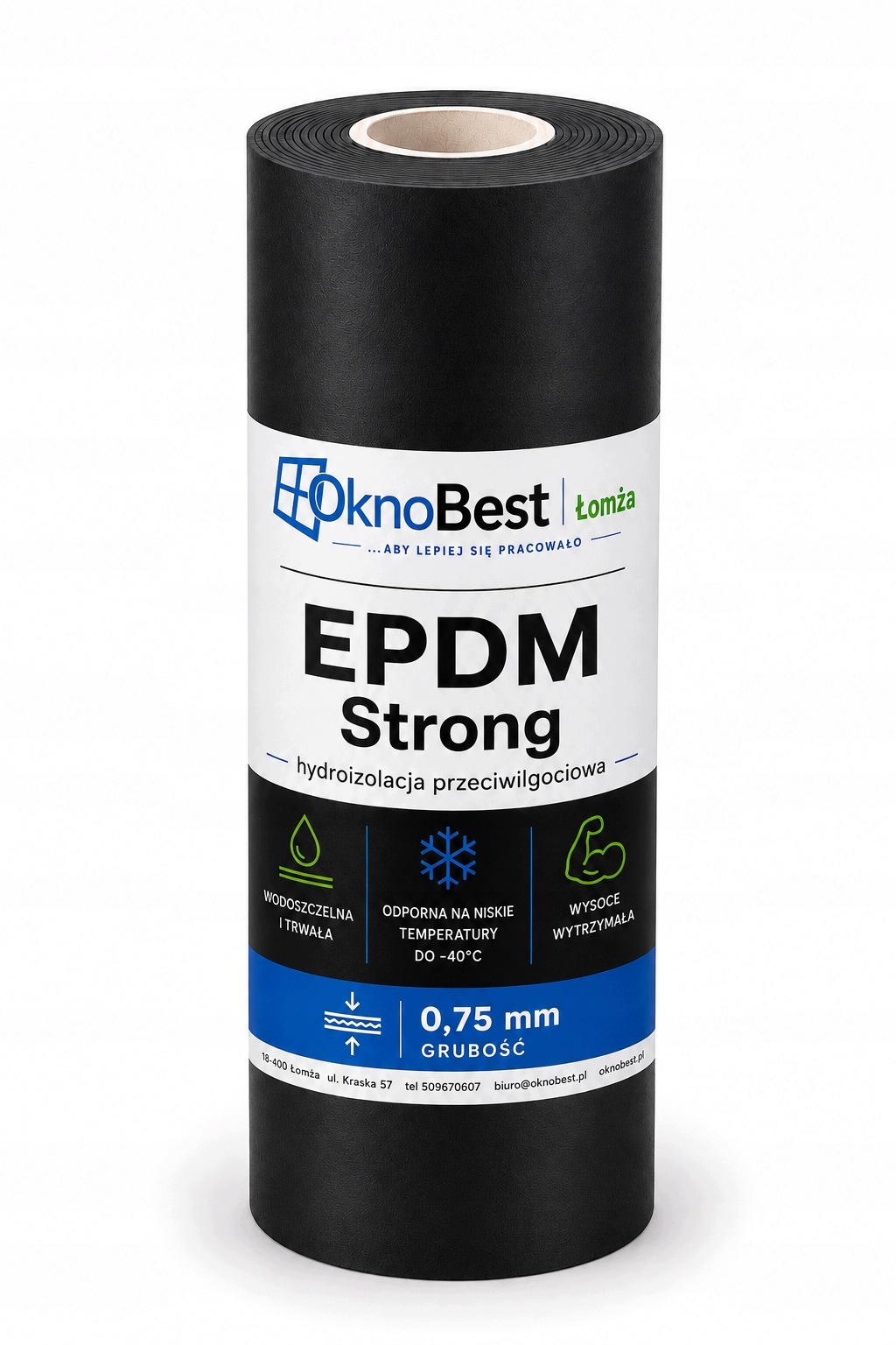 OknoBest Strong Epdm 800 mm/20 m Vonkajšia hydroizolácia Okno Zástera Epdm