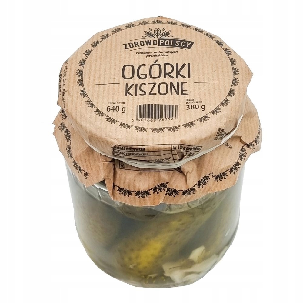 Zdrowopolscy Ogórki kiszone 640g
