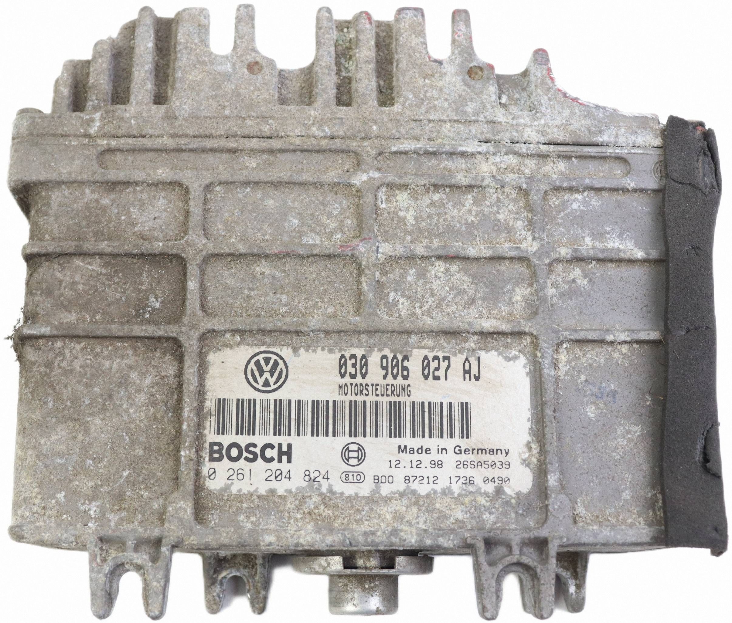VW POLO 6N III module control unit of the engine 1.0B 030906027AJ 0261204824