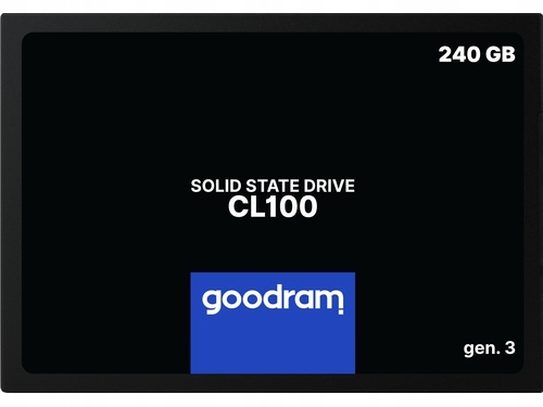 

Szybki dysk Ssd Goodram CL100 Gen.3 240GB Sata III