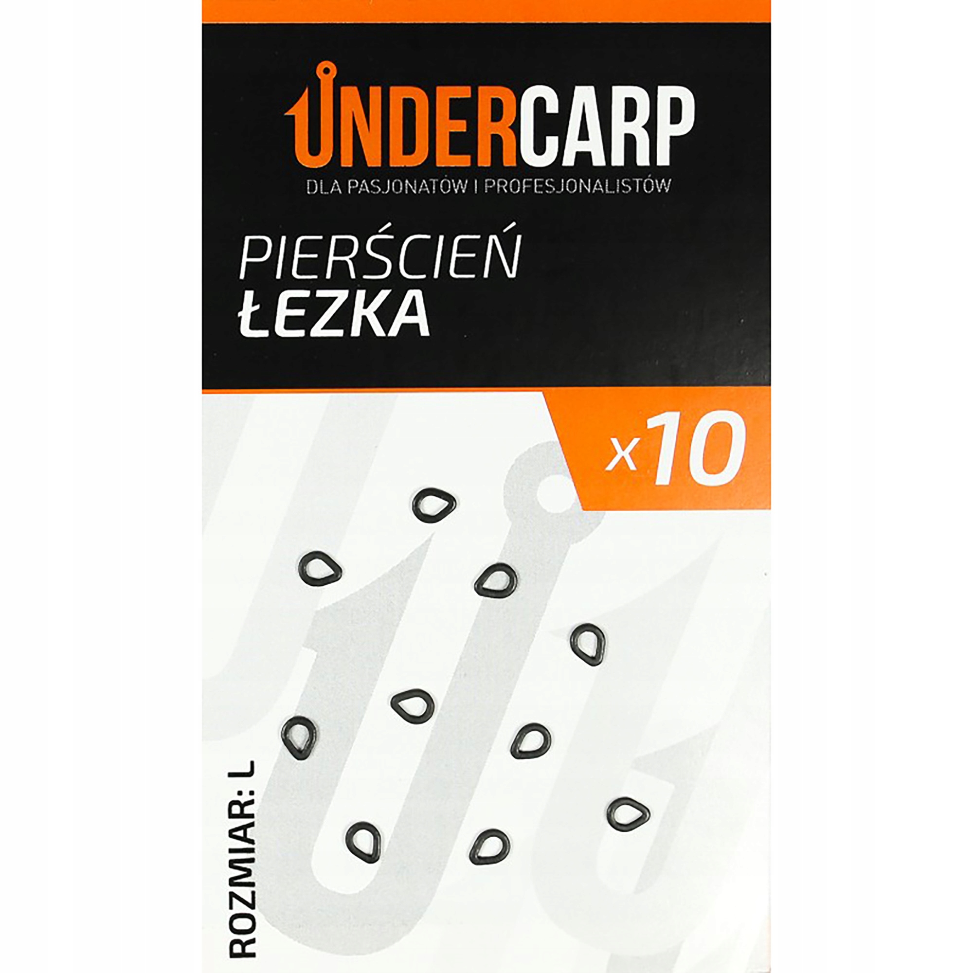 Pierścień łezka rozmiar L do przyponów Undercarp UC163