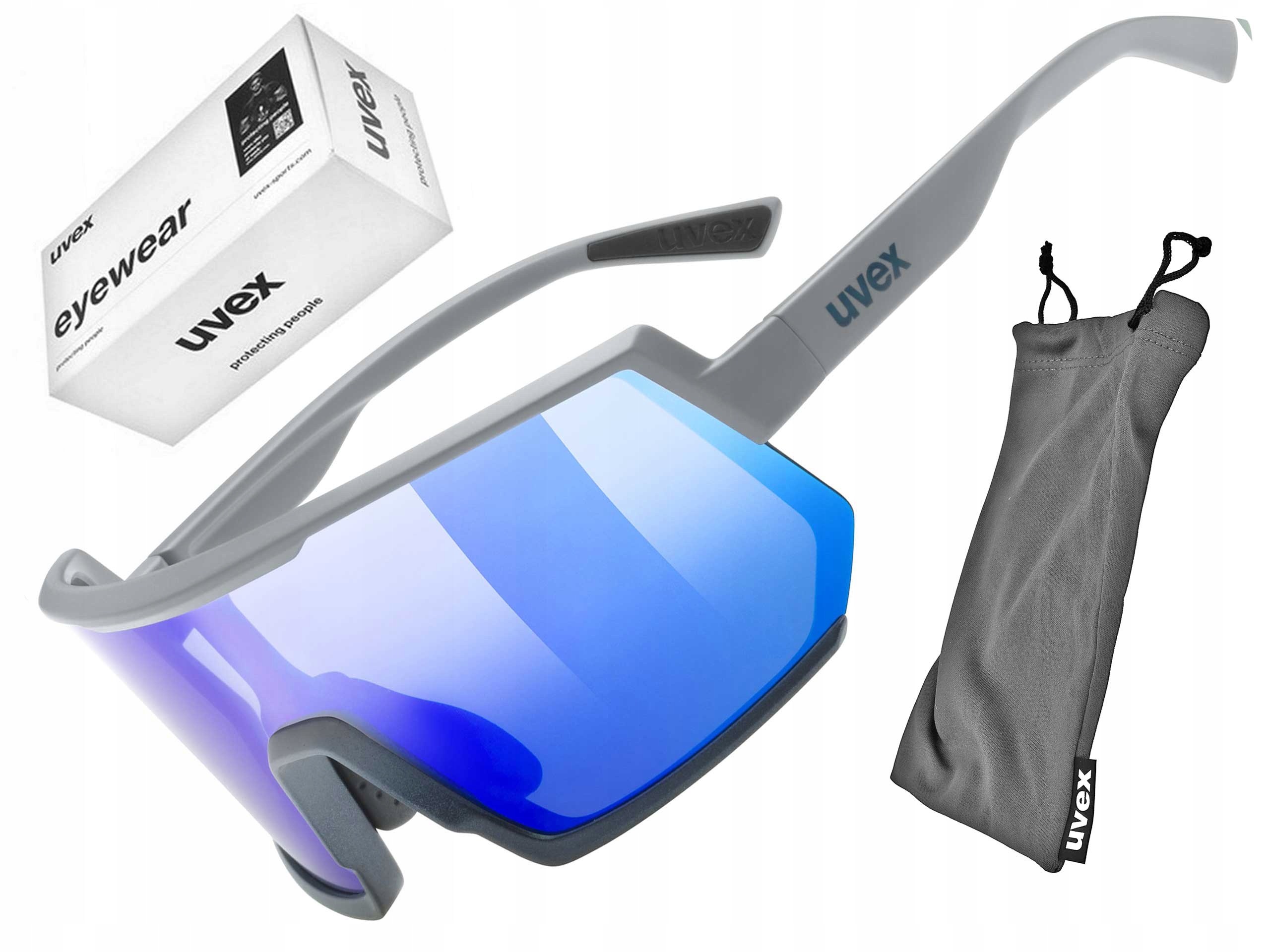 Sluneční cyklistické brýle Uvex Sportstyle 235 rhino deep space S2