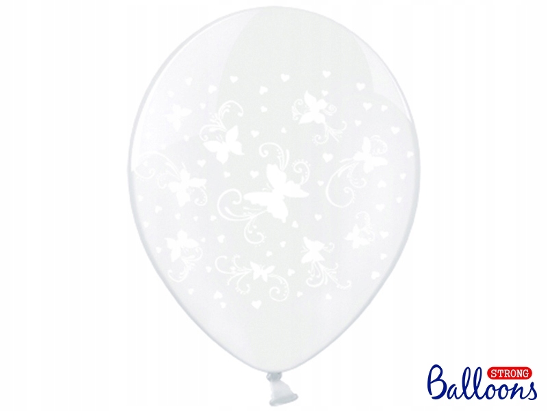 

Balony 30cm Motylki Balon Ślub Urodziny 6 szt