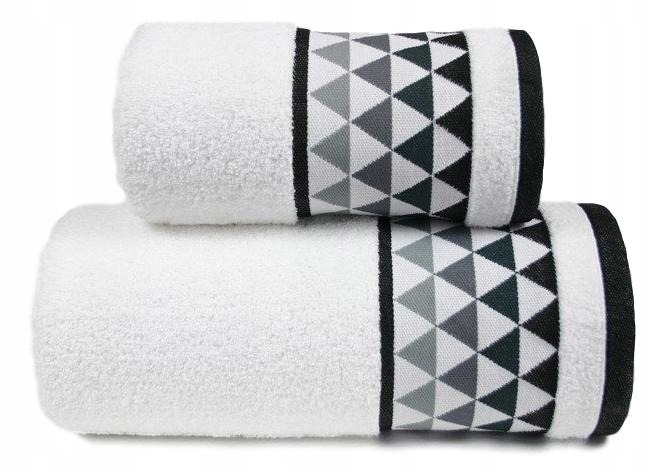 

Men Way Biały ręcznik bawełniany 70 x 140