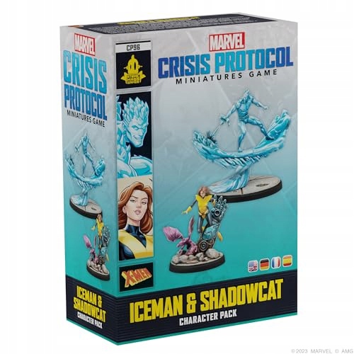 Atomic Mass Games | Marvel Crisis Protocol: Iceman & Shadowcat| Miniatures