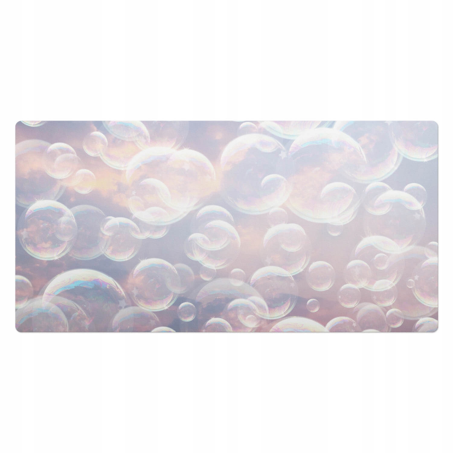 Moderní ochranná podložka pod klávesnici Mýdlové bubliny na obloze 100 x 50 cm