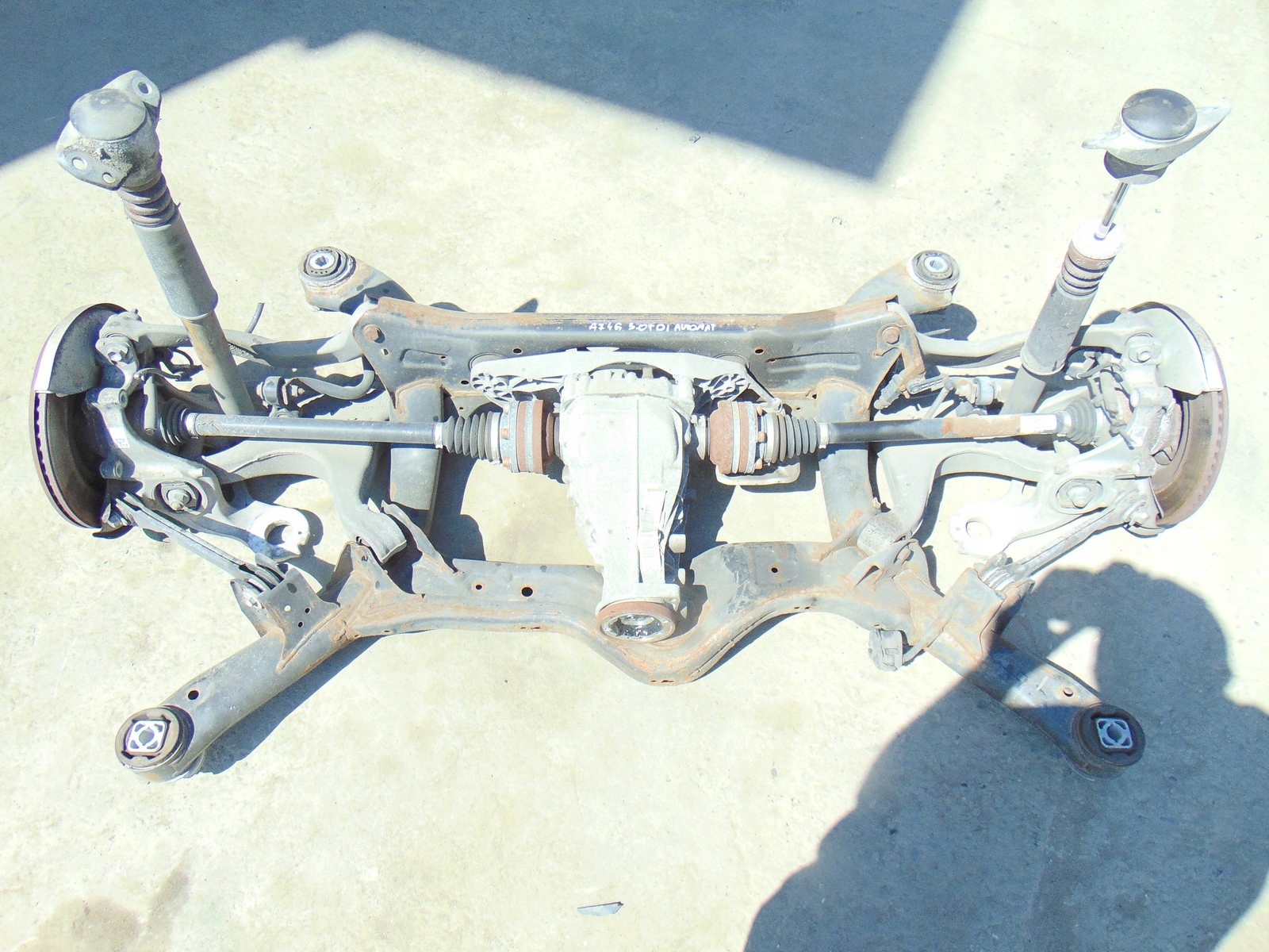 KOMPLETNE ZAWIESZNIE WÓZEK TYŁ AUDI A7 4G QUATTRO