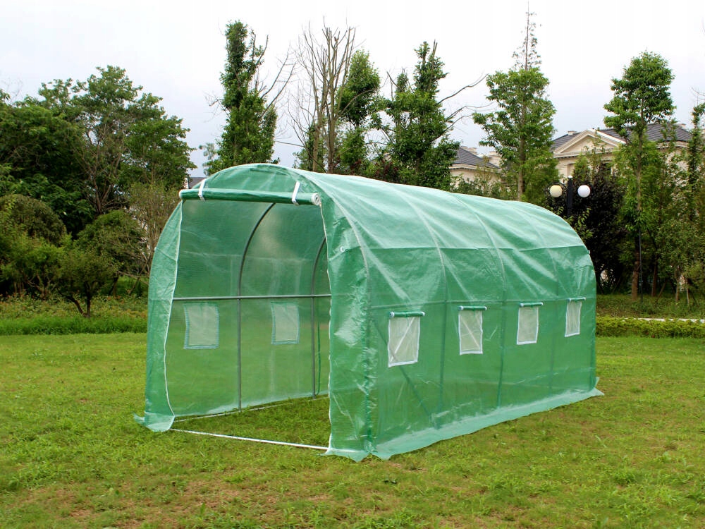 TUNEL OGRODOWY FOLIOWY SZKLARNIA 400 x 250 x 200 cm ZIELONY Kod producenta BP-85960